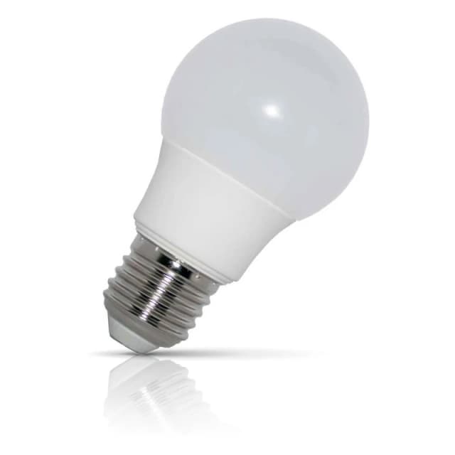 Opus LED GLS Light Bulb E27 6W (40W Eqv) Daylight 6500K Screw Thermal Plastic Opal