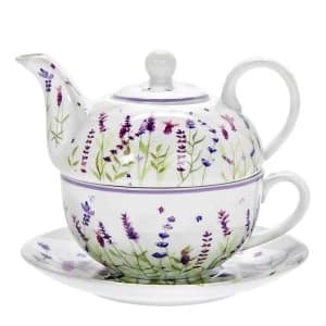 Lesser & Pavey Lavender Tea-for-One Set