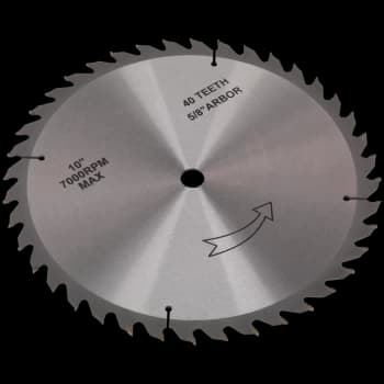 Sealey Circular Saw Blade 254mm 40T 16mm