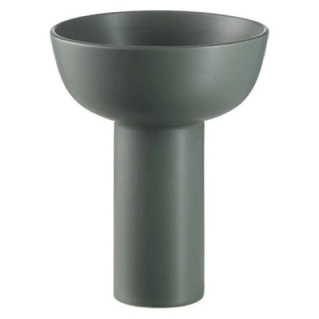 Blomus Miyabi Stoneware Vase L - Duck Green