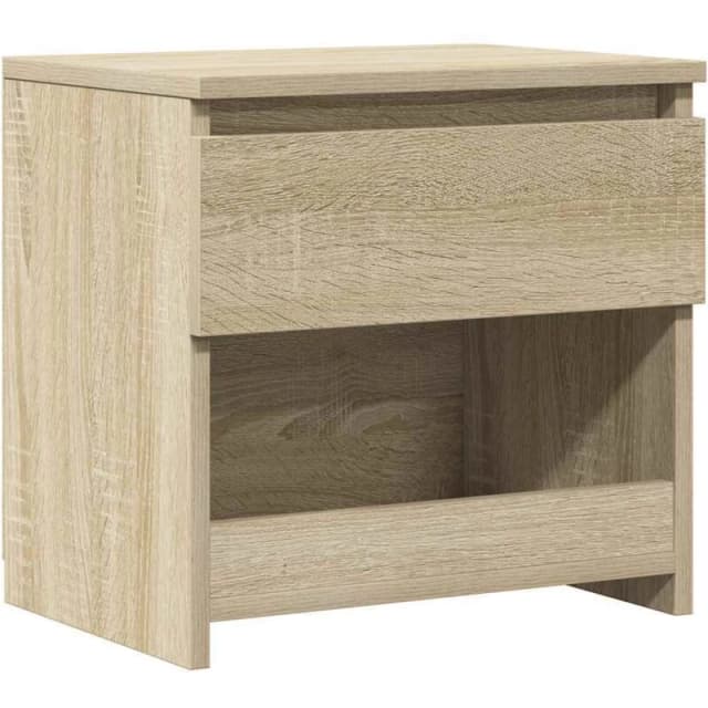 VIDAXL Bedside Cabinet Sonoma Oak 40x30x39cm Engineered Wood Vidaxl 8720286352953