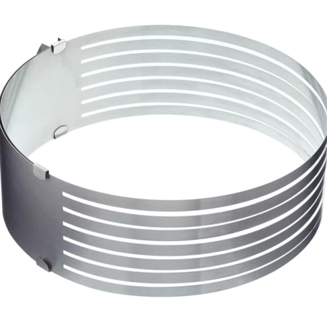 Kitchencraft Stainless Steel Adjustable Cake Layer Guide Silver