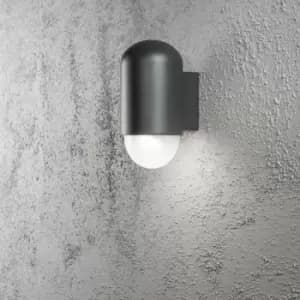 Konstsmide Sassari Outdoor Modern Wall Light Anthracite, High Power LED 4W, IP44
