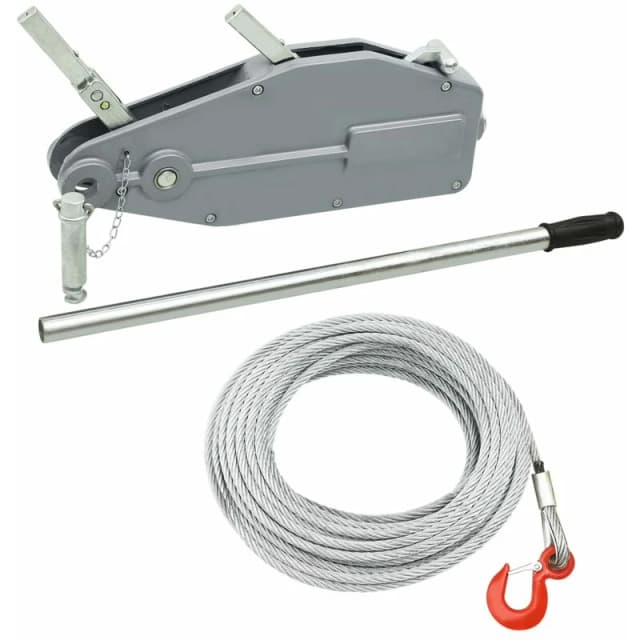 VIDAXL Wire Rope Hoist Winch 800 kg Vidaxl 8720286044810