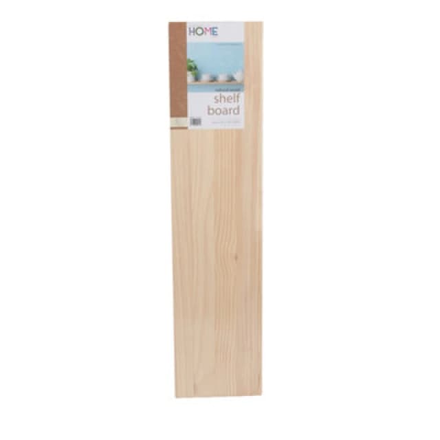 Core Products 105Cm Wide Natural Sanded Pine Shelf Board, 30Cm Deep, Clear TSB04