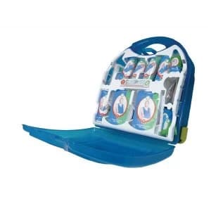 Wallace Cameron Mezzo HS3 First Aid Kit Dispenser for 50 Person Blue