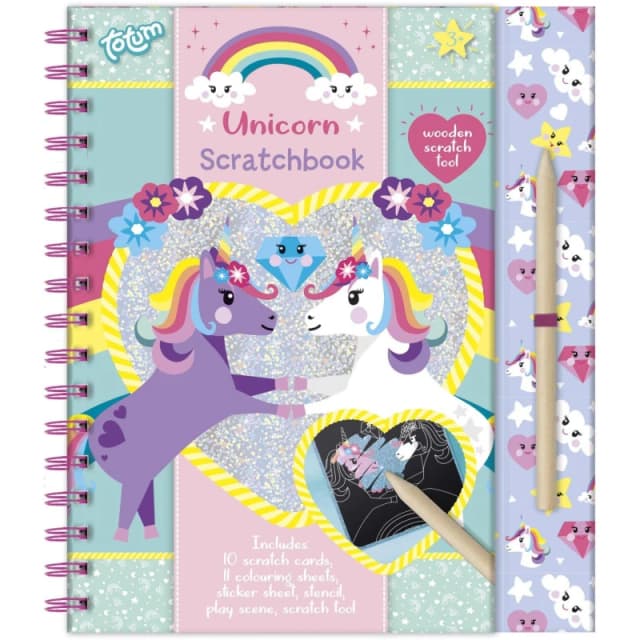 Totum Unicorn Scratchbook Multi unisex