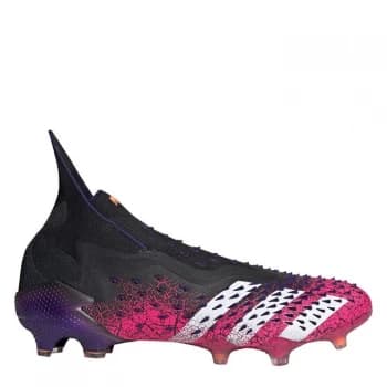 adidas Predator Freak + FG Football Boots - Black/ShockPink