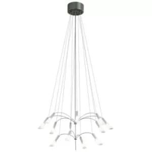 Linea Verdace Roundabout 12 Light Pendant Ceiling Light Satin Nickel