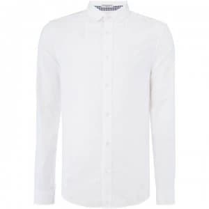 Original Penguin Original Long Sleeve Shirt Mens - White