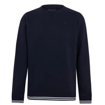 Howick Crew Fleece Sweater - Navy tipped