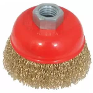 Silverline - Brassed Steel Crimp Cup - 75mm