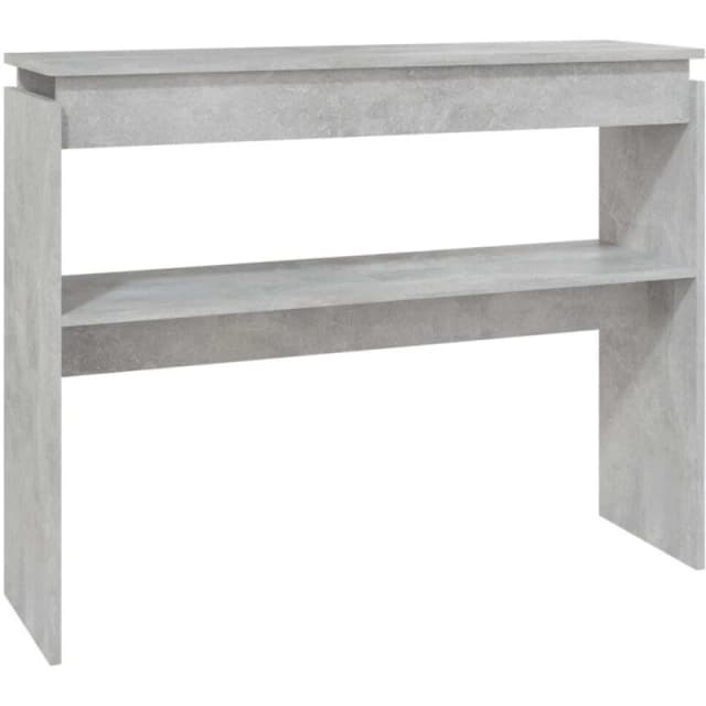 VIDAXL Console Table Concrete Grey 102x30x80cm Engineered Wood Vidaxl 8720286606674