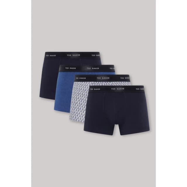 Ted Baker 4 Pack Trunk Navy/Multi male Small