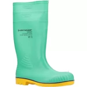 Dunlop Mens Acifort HazGuard Wellington Boots (10 UK) (Green/Yellow) - Green/Yellow