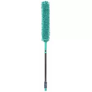 JVL Flexible Chenille Head Duster with Extendable Handle, Turquoise
