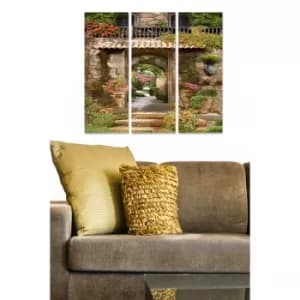 MDF560236447 Multicolor Decorative MDF Painting (3 Pieces)