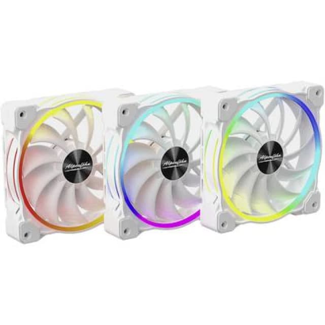 Alpenfohn Alpenfohn Wing Boost 3 White 120mm Addressable RGB High...