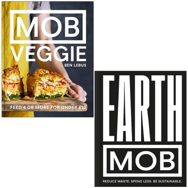 Mob Kitchen 2 Books Collection Set (MOB Veggie ,Earth MOB) Mob Kitchen Books