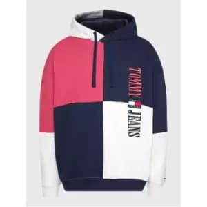 Tommy Jeans Tjm Skater Archive Block Hoodie - Blue