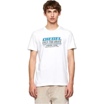 Diesel Only The Brave T Shirt - White 100