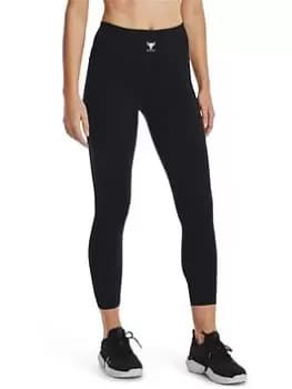Under Armour Project Rock Meridian Ankle Length Leggings - Black/Multi, Size XS, Women