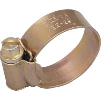 5 Zinc Plated Hose Clips- you get 5 - Matlock