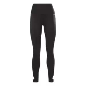 Reebok Waisted Cut Out Ankle Tight Ladies - Black