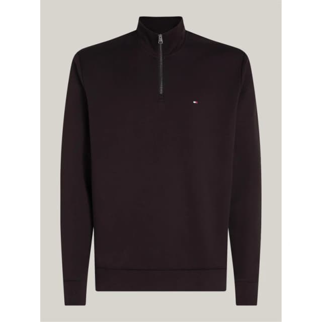 Tommy Hilfiger ESSENTIAL INTECHNO 1/4 ZIP Black BDS male S