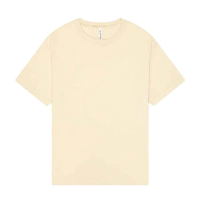Bella + Canvas Mens Heavy Boxy T-Shirt in Natural Size: XS Natural Male XS