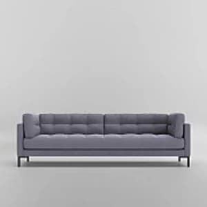 Swoon Landau Smart Wool 3 Seater Sofa - 3 Seater - Anthracite