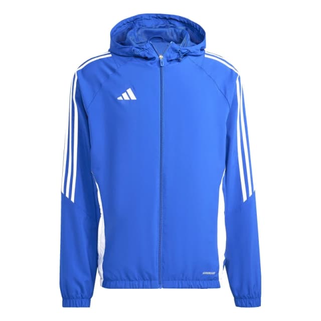 adidas Tiro 24 Windbreaker Mens Performance Hoodies S Blue 51703818350