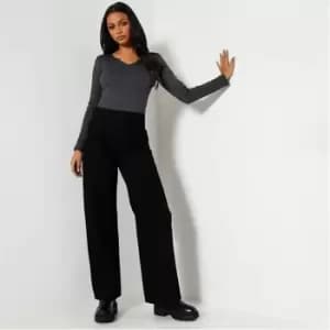 I Saw It First 90s Wide Leg Jean - Black