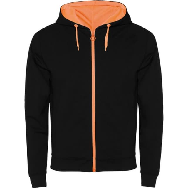 ROLY Mens Fuji Full Zip Hoodie in True Black Size: Large True Black Male L
