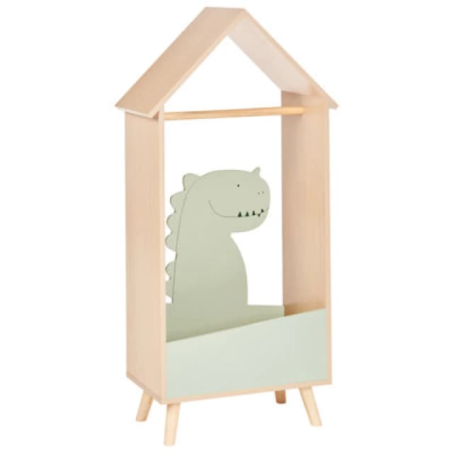 Beliani Kids Coat Stand Durango Light Brown