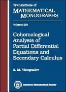 cohomological analysis of partial differential equations and secondary calc