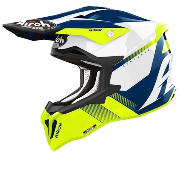 Airoh Strycker Blazer Yellow Offroad Helmet Size M