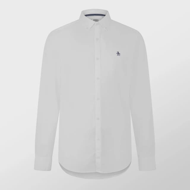 Original Penguin Ecovero Oxford Shirt Bright White male Small