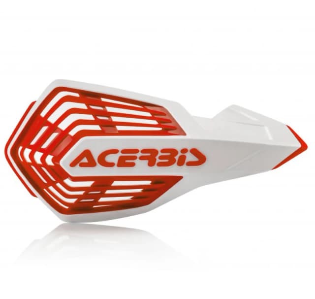 0024296.239 - Acerbis X-Future Hand Guards - White/ Red 0024296.239