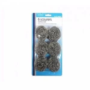Zexum Stainless Steel Kitchen Cleaning Scourers Pads - Single