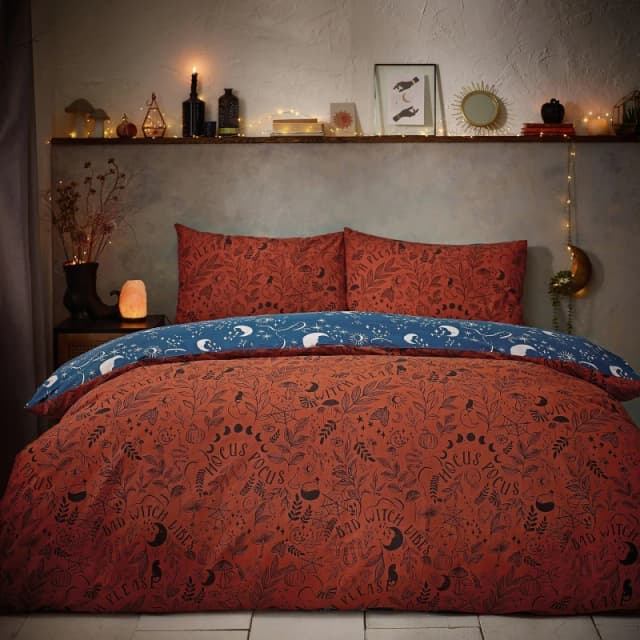 Furn Furn Witchy Vibes Duvet Cover Set Size: Super King Multi Super King Unisex 5025532751973