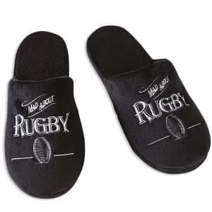 Ultimate Gift for Man Slippers Large UK Size 11-12 Rugby