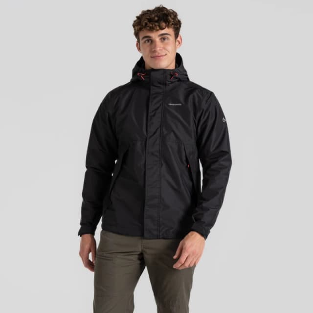 Craghoppers Mens Ossus Breathable Waterproof Jacket S - Chest 38' (97cm) Black CMW829-800-S