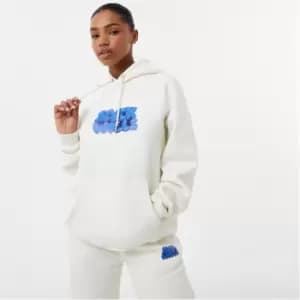 Jack Wills Bubble Graphic Hoodie - White