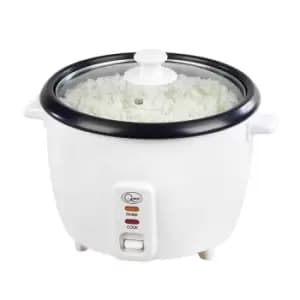 Quest 35530 0.8L Electrical Rice Cooker with Non-Stick Bowl and Measuring Cup - White