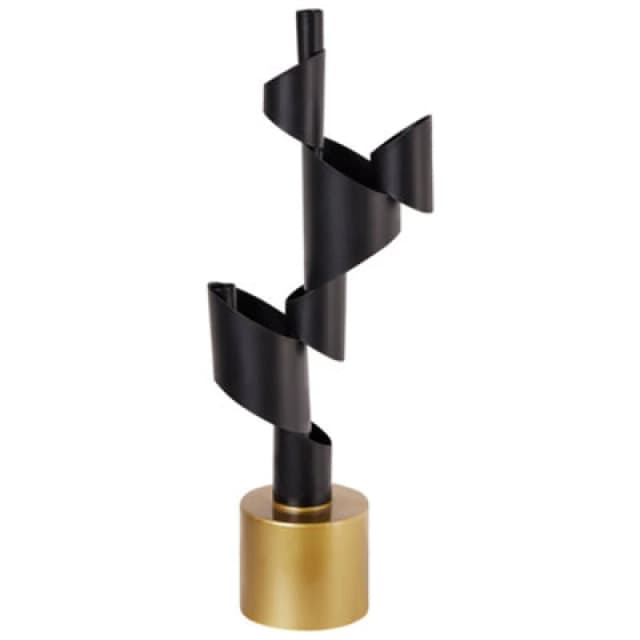 Beliani Candle Holder Amilly Metal 51cm Black