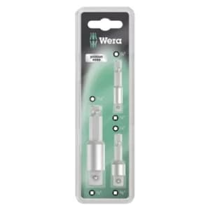 Wera 05073200001 870/4/7 Nut Spinner Socket Adaptor Set