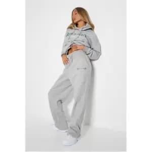 I Saw It First Reclaim Sustainable Staples Wide Leg Joggers - Grey