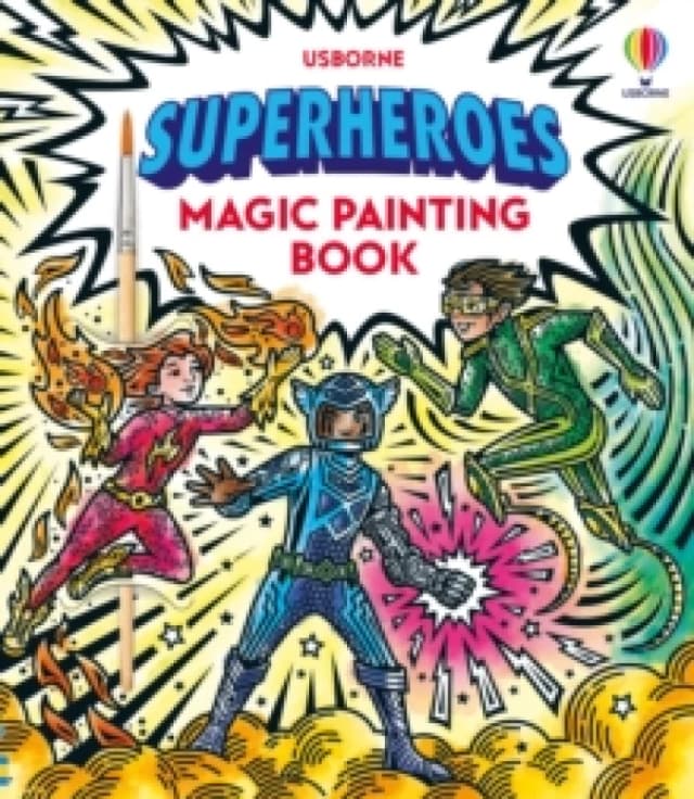 Superheroes Magic Painting Book Paperback / softback