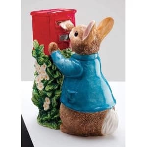 Peter Rabbit Posting a Letter Money Bank